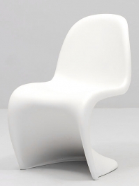 Chair Panton white, oblique view Chair Panton white, oblique view
