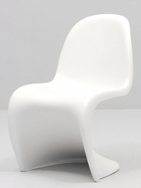 Chair Panton white, oblique view